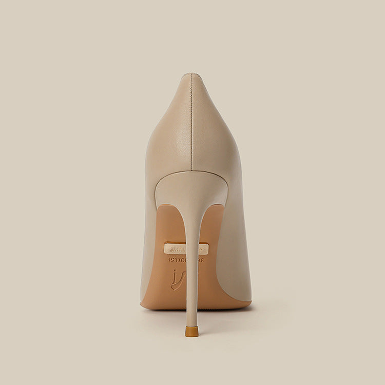 Avelin Leather Heels