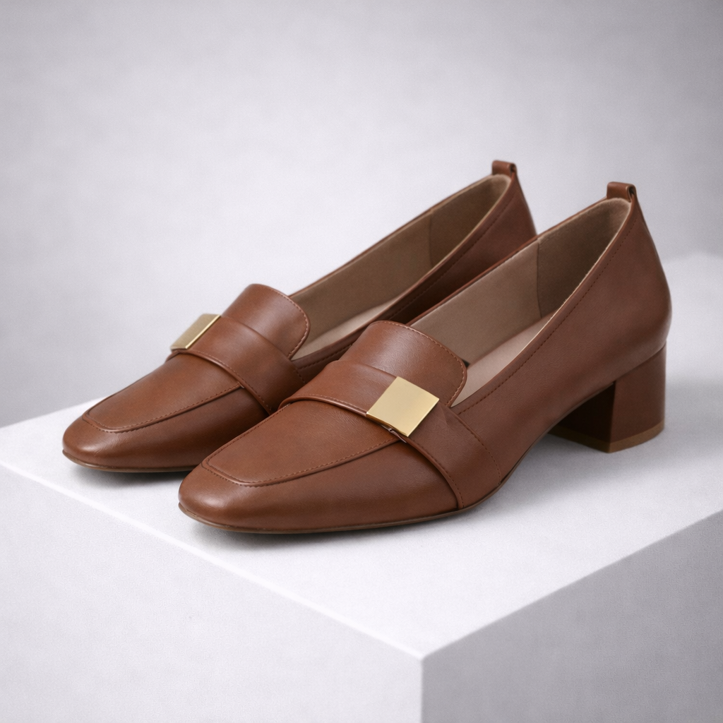 Avelin Leather Heels