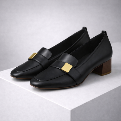 Avelin Leather Heels