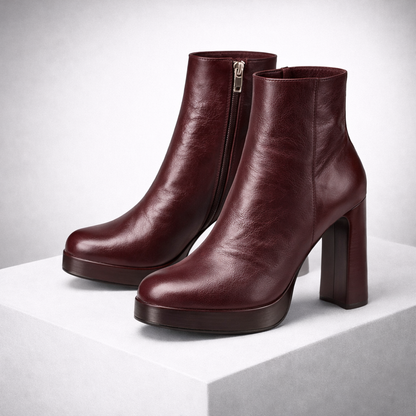 Avelin Genuine Leather Heels