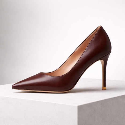 Avelin Leather Heels