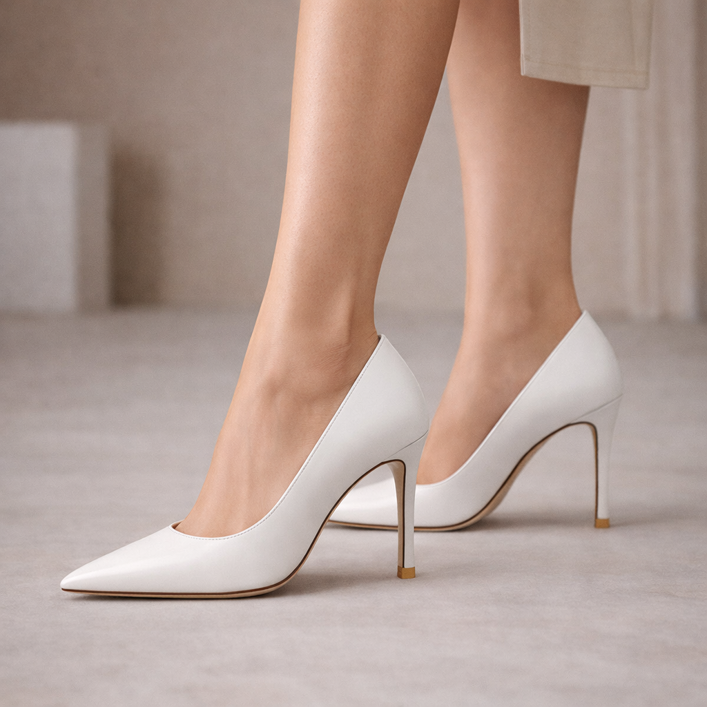 Avelin Leather Heels