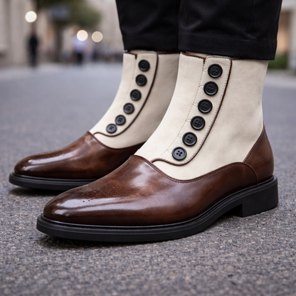 Savonti Leather Chelsea Boots