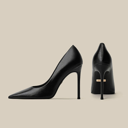 Avelin Leather Heels