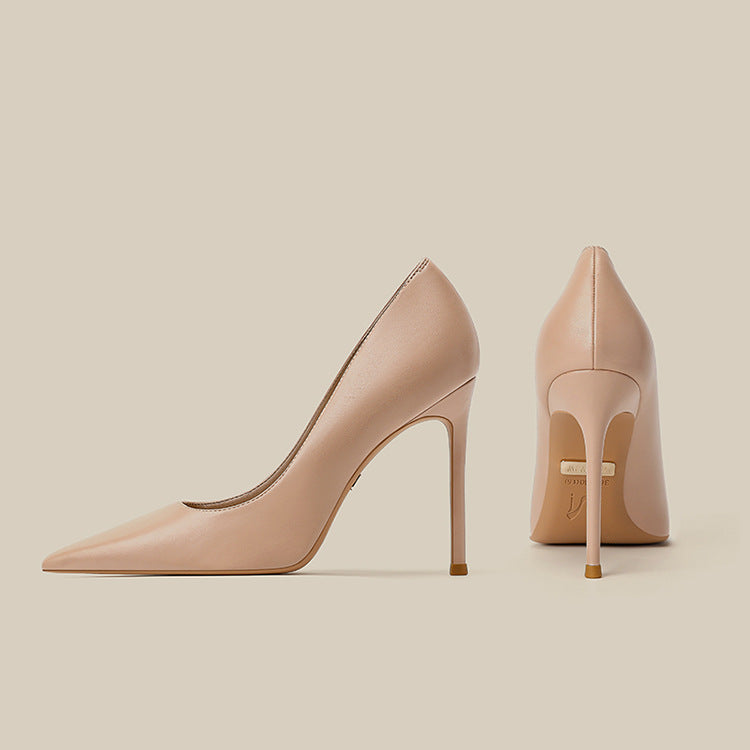 Avelin Leather Heels