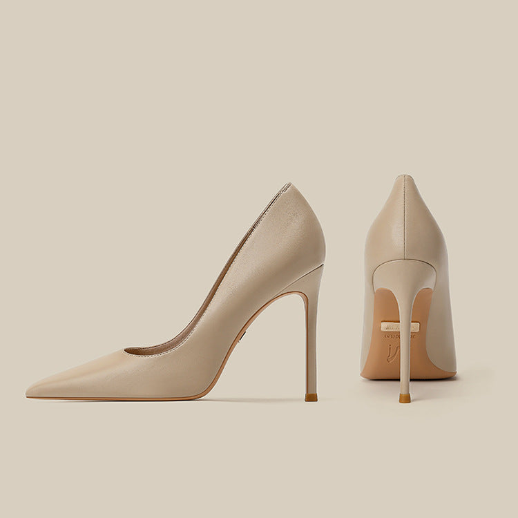 Avelin Leather Heels