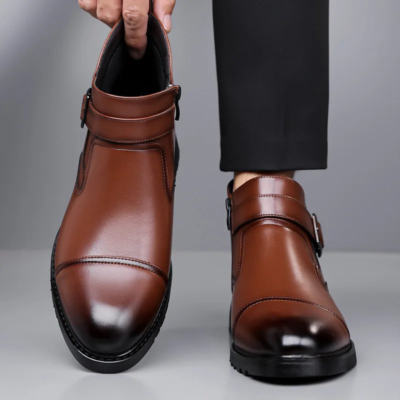 Salvino Leather Chelsea Boots