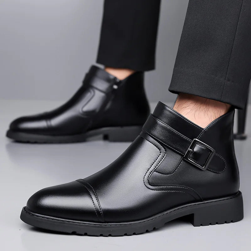 Salvino Leather Chelsea Boots