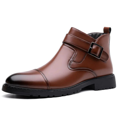 Salvino Leather Chelsea Boots