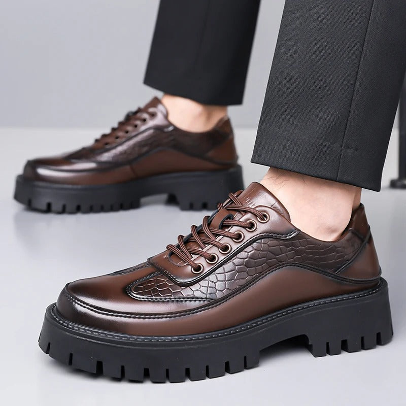 Santino Leather Platform Shoes