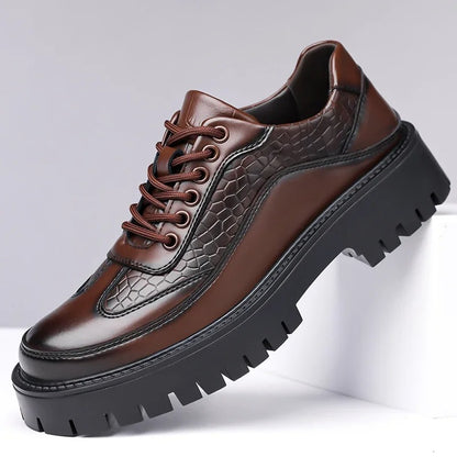 Santino Leather Platform Shoes